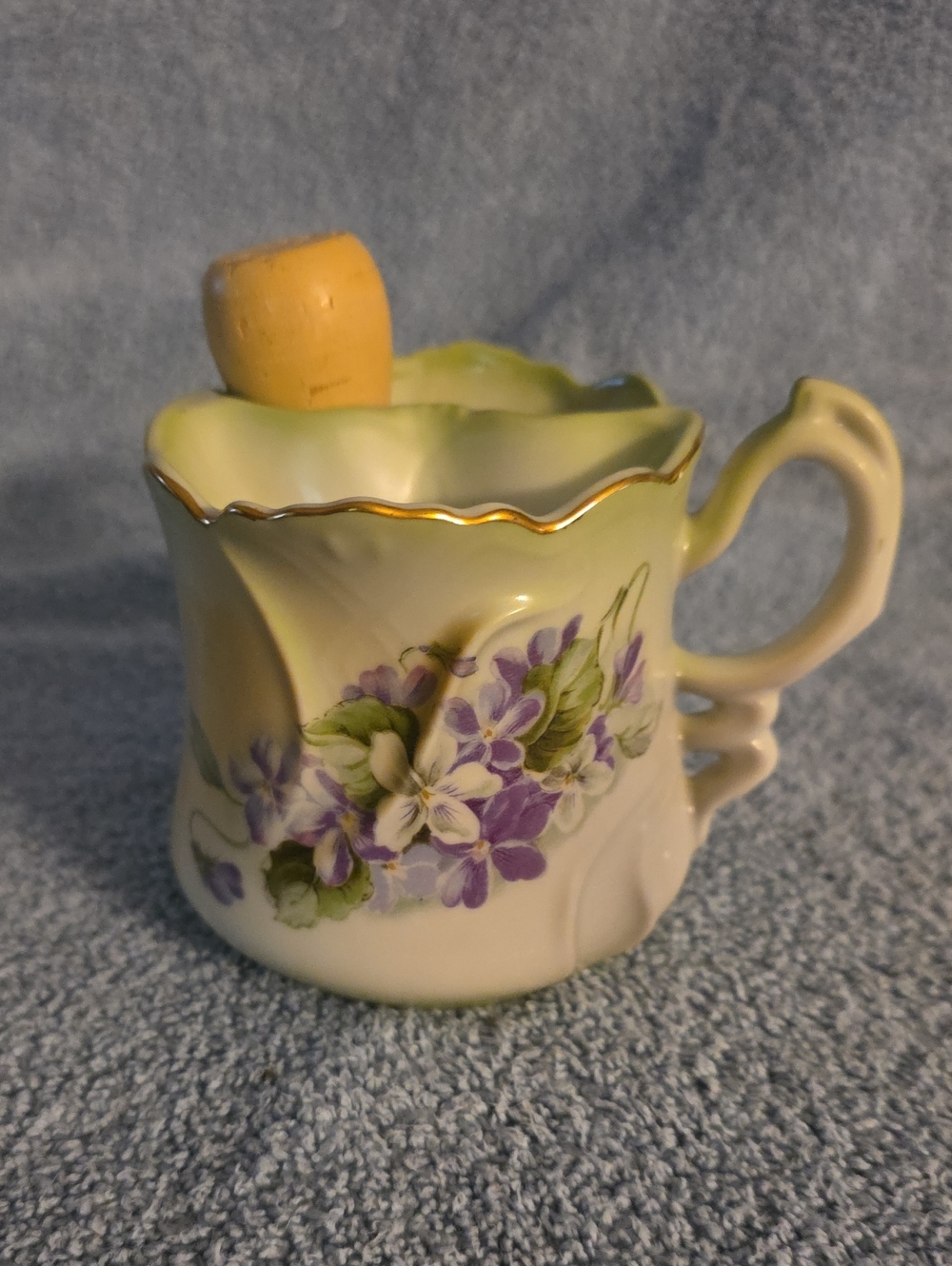Antique Brandenburg Germany Shaving Mustache Mug